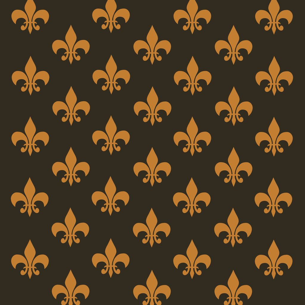 Detail of Fleur-de-lis Pattern by Anonymous