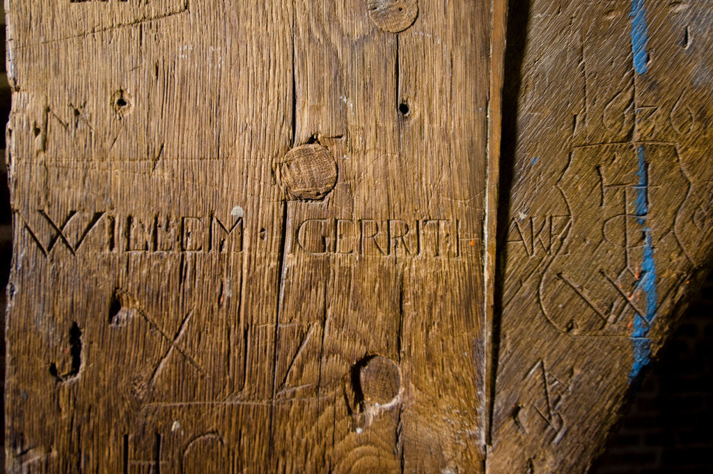Detail of Historical Graffiti in Westerkerk by Anonymous