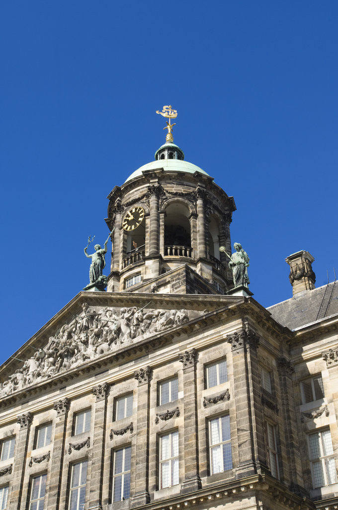 Detail of Amsterdam's Royal Palace by Corbis