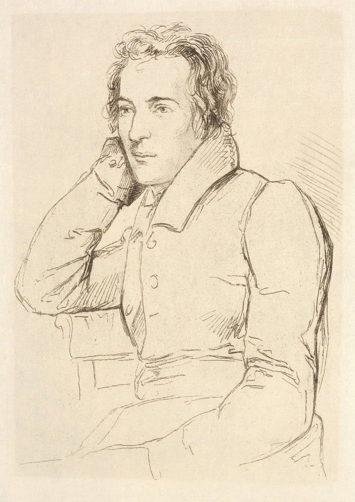 Detail of Portrait of Heinrich Heine by Anonymous