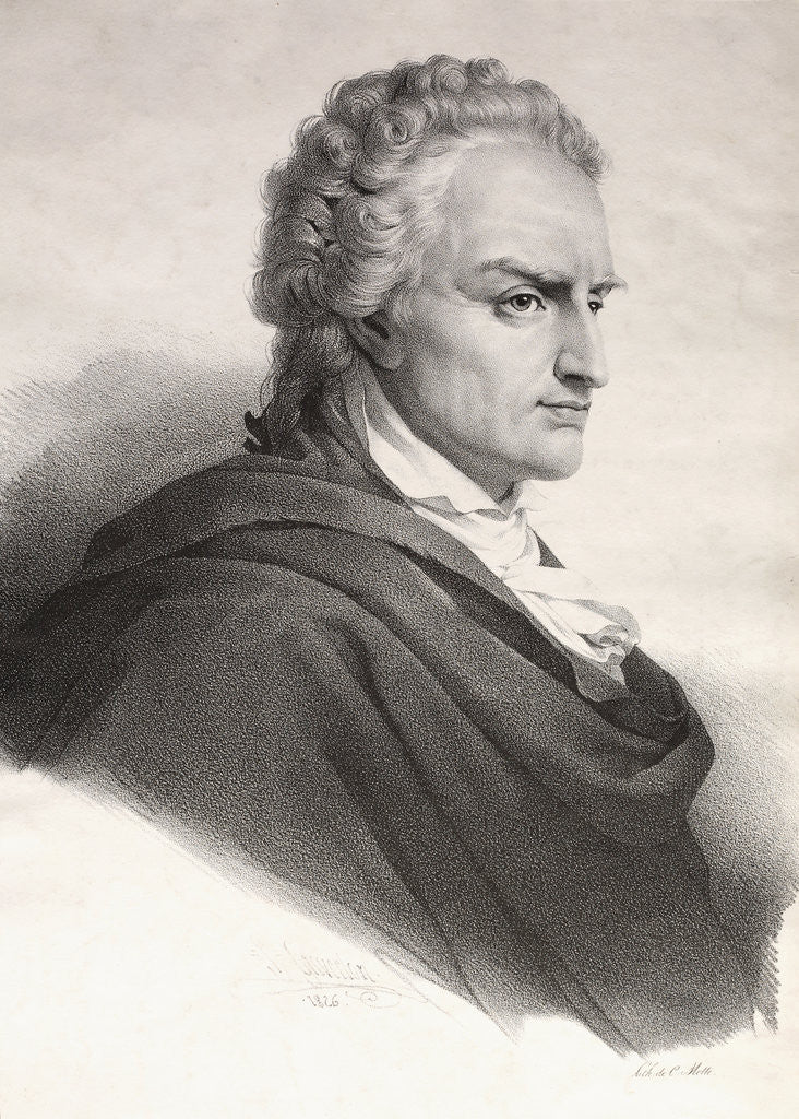 Detail of Portrait of Count Vittorio Alfieri by Anonymous
