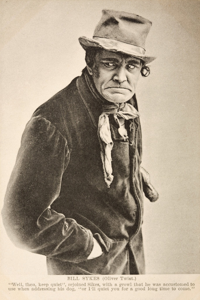 Detail of Portrait of Fictional Character Bill Skyes by Anonymous