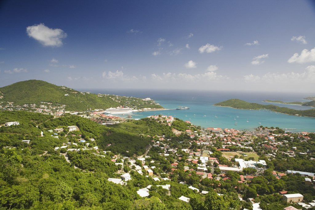 Detail of Charlotte Amalie on St. Thomas by Anonymous