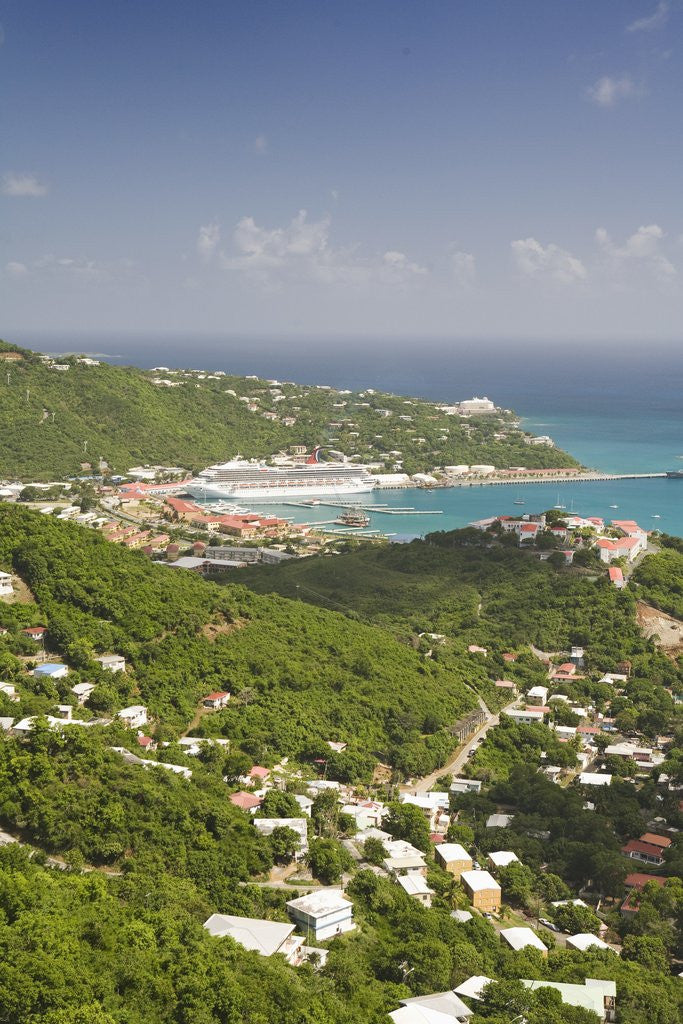 Detail of Charlotte Amalie on St. Thomas by Corbis