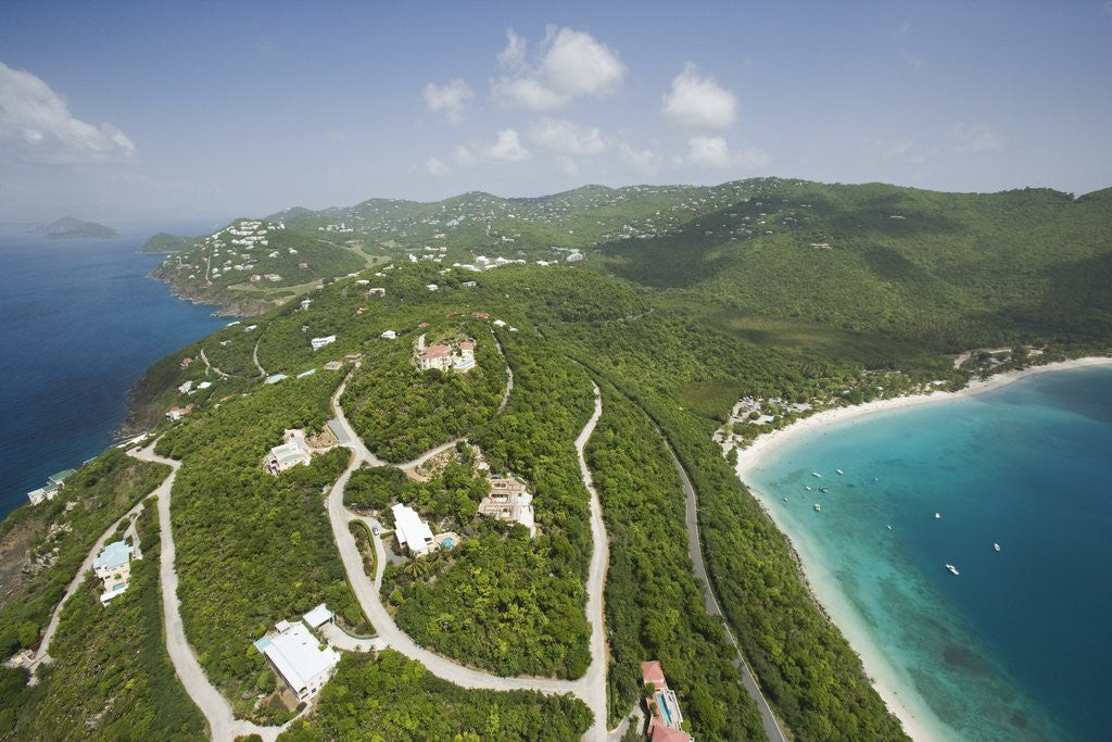 Detail of Magens Bay at St. Thomas in U.S. Virgin Islands by Anonymous