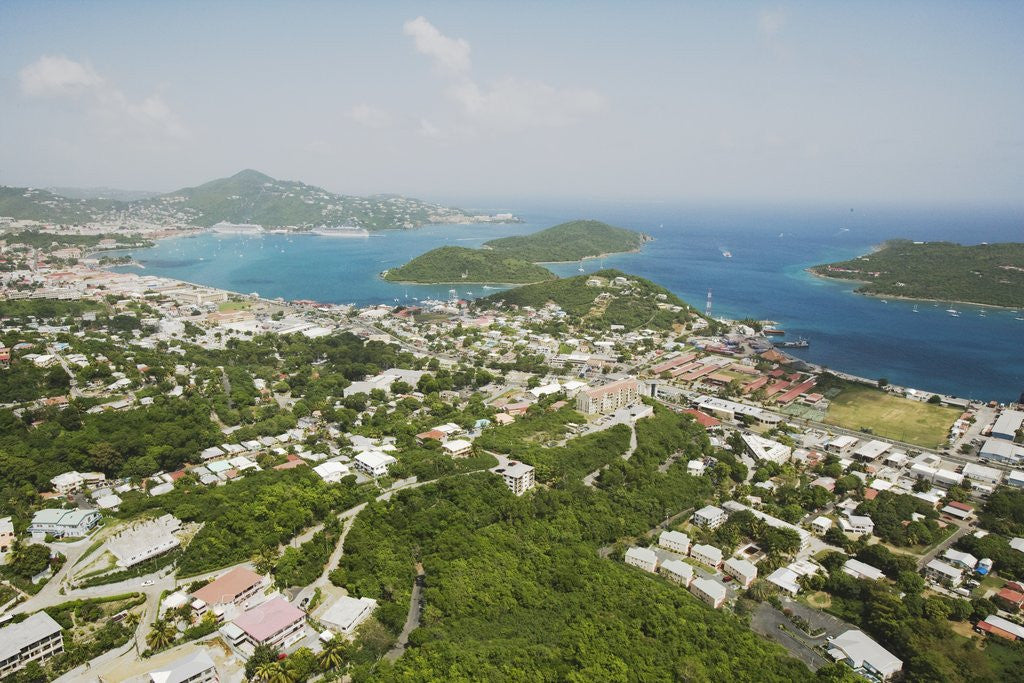 Detail of Charlotte Amalie on St. Thomas in U.S. Virgin Islands by Anonymous