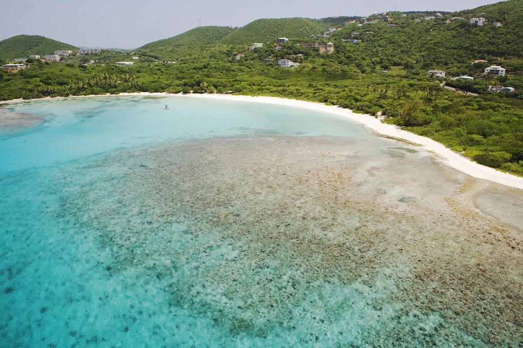 Detail of View near Lindquist Beach on St. Thomas by Anonymous