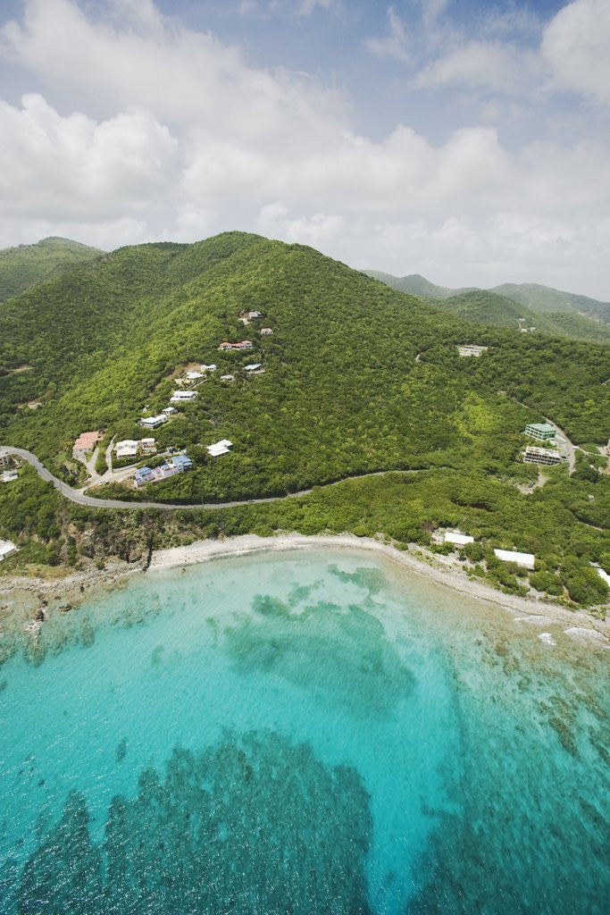 Detail of Tortola Coastline East of Road Town by Anonymous