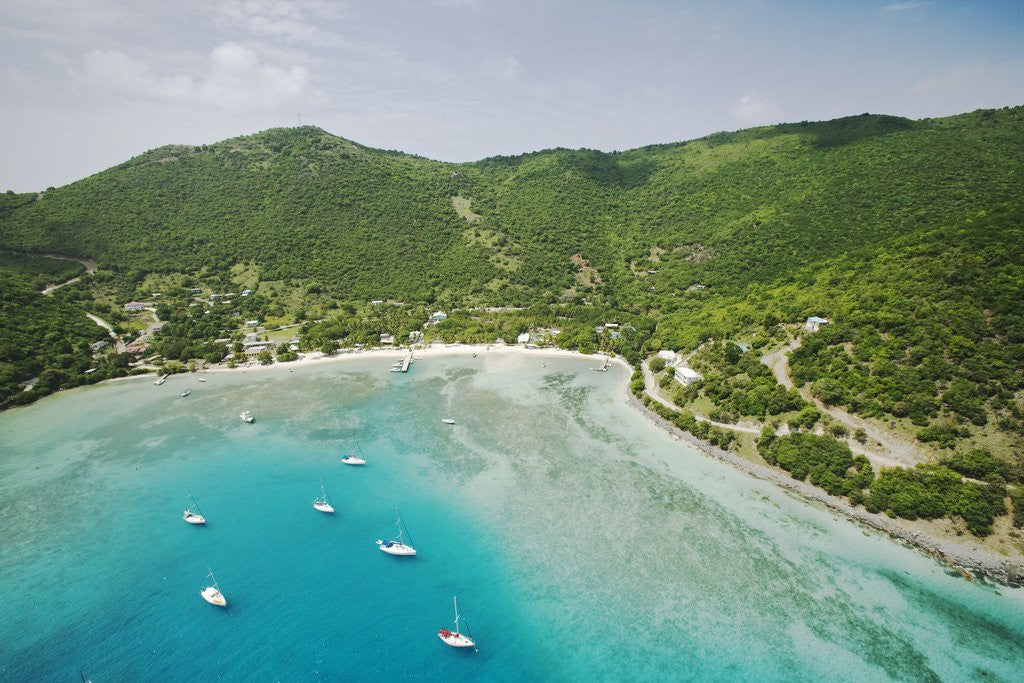 Detail of Great Harbour at Jost Van Dyke Island by Anonymous