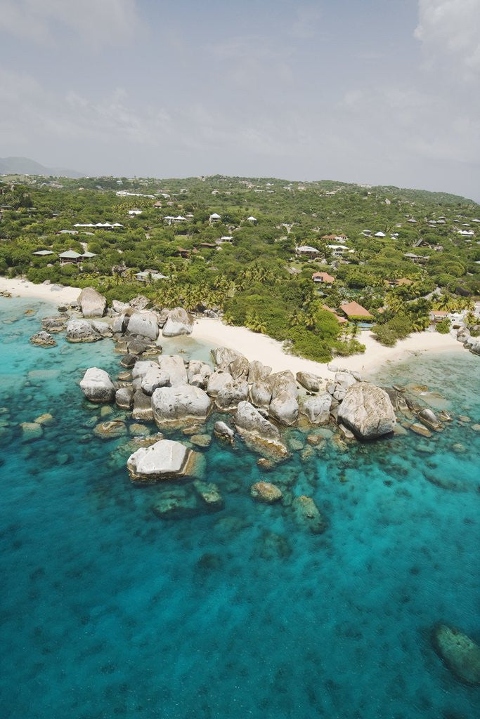 Detail of Rock Formations on South End of Virgin Gorda by Anonymous