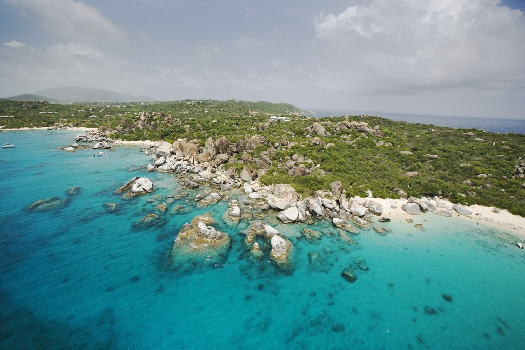 Detail of Rock Formations at The Baths on Virgin Gorda by Anonymous