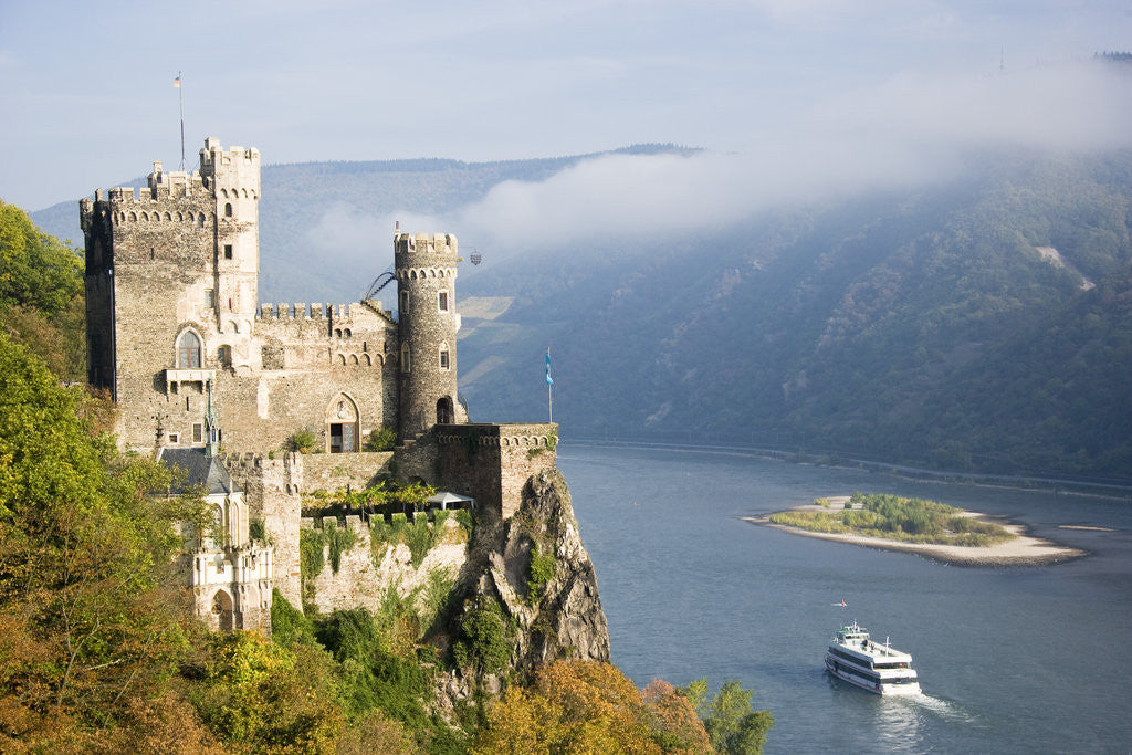 Detail of Rheinstein Castle by Anonymous