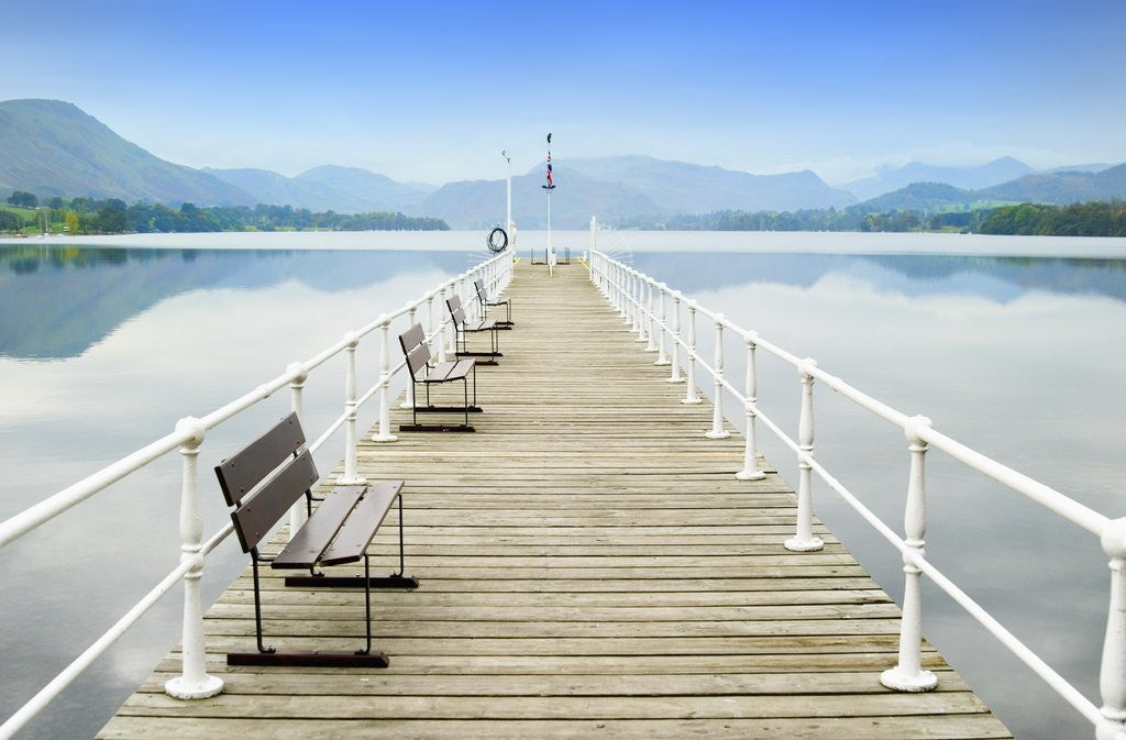 Detail of Pier on Ullswater in Lake District National Park by Anonymous
