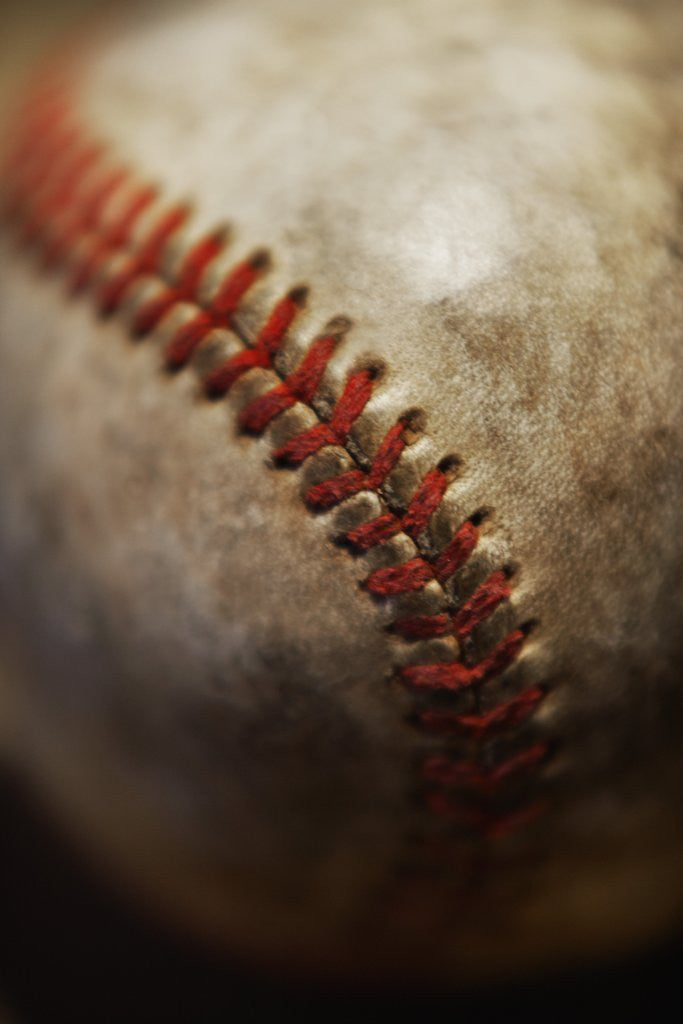 Detail of Baseball by Corbis