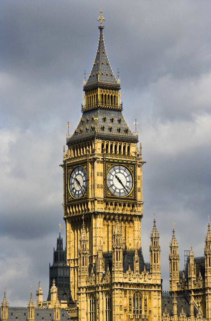 Detail of Big Ben Clock Tower by Anonymous