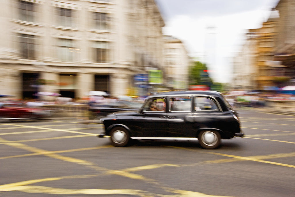 Detail of Taxi in London by Anonymous