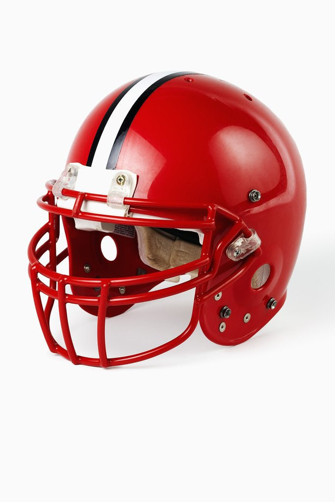 Detail of Football Helmet by Anonymous