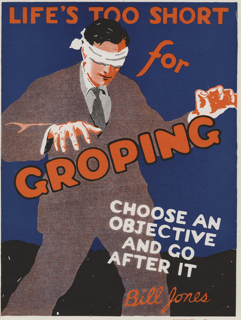Detail of Life's Too Short for Groping Motivational Poster by Corbis