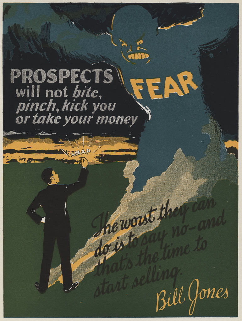 Detail of Prospects Motivational Poster by Corbis