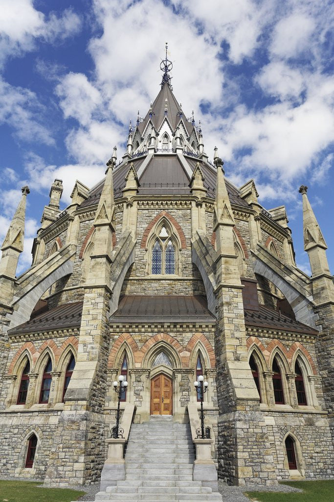 Detail of Library of Parliament in Ottawa by Anonymous