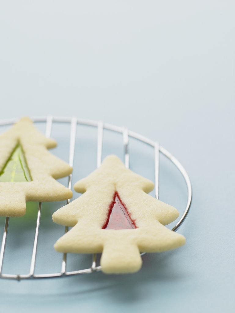 Detail of Christmas cookies by Corbis