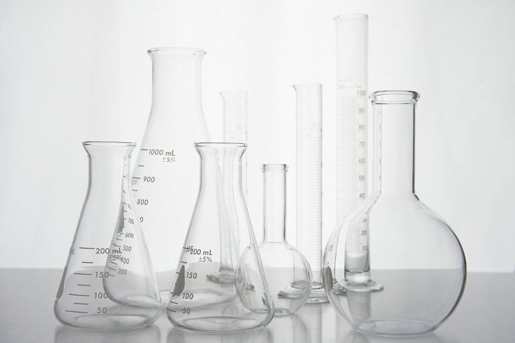 Detail of Variety of flasks by Anonymous