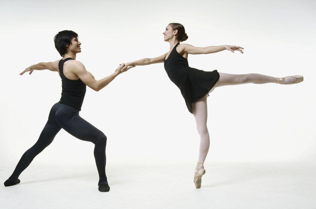 Detail of Ballet pas de deux by Corbis