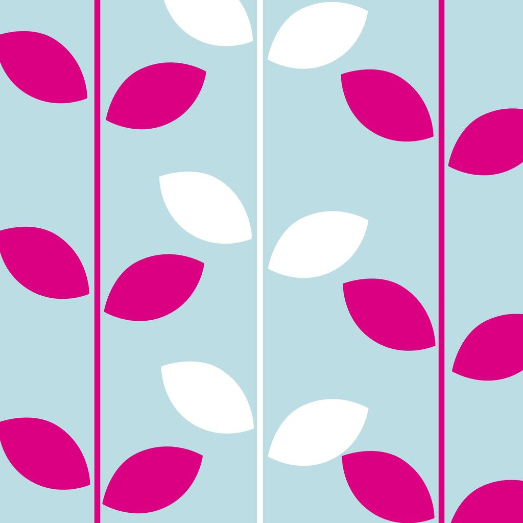 Detail of Pink and White Leaves by Anonymous