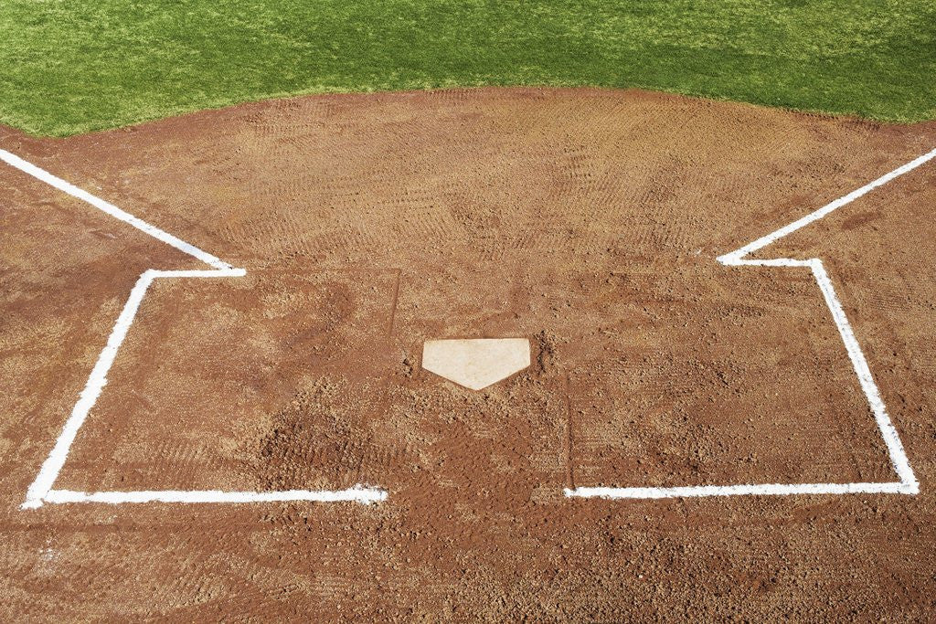 Detail of Baseball Field by Corbis