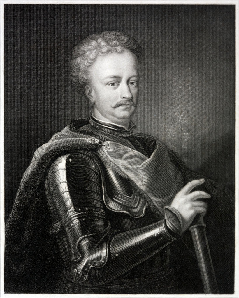 Detail of Portrait of John III Sobieski, King of Poland by Anonymous