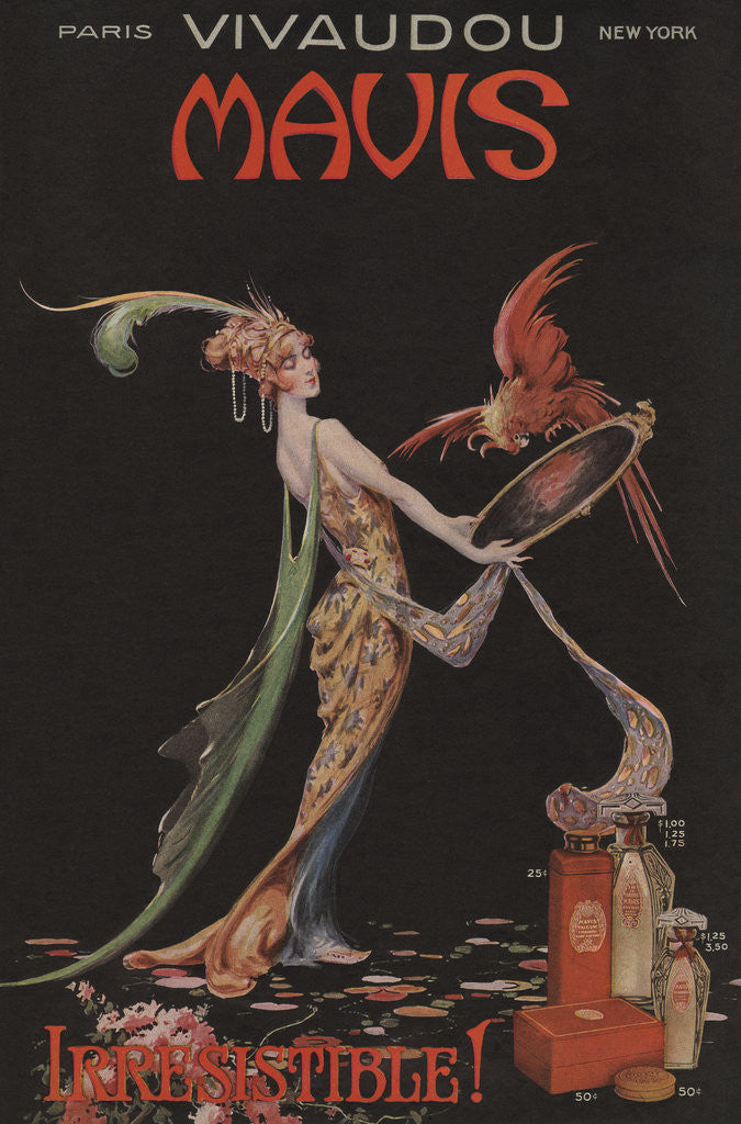 Detail of Vivaudou Mavis Advertisement by Anonymous