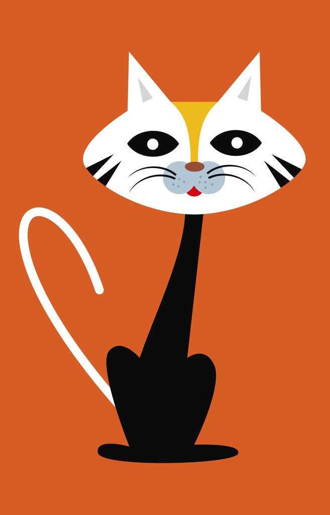 Detail of pretty dignified cat by Anonymous