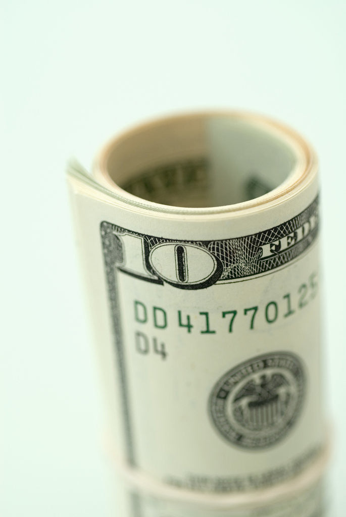 Detail of Roll of Cash by Anonymous