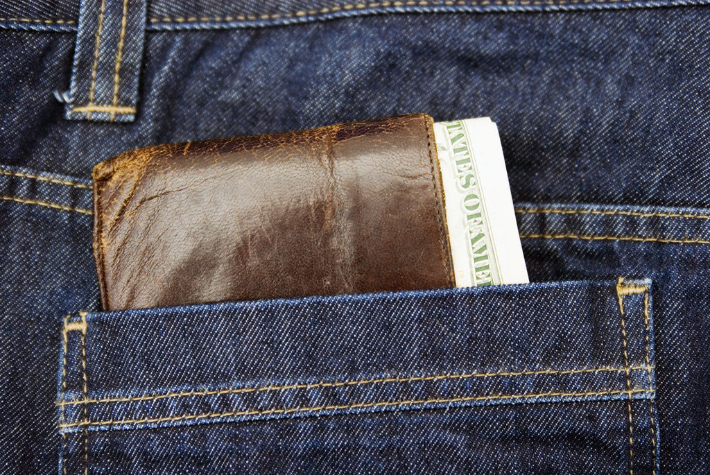Detail of Wallet in Pocket by Anonymous