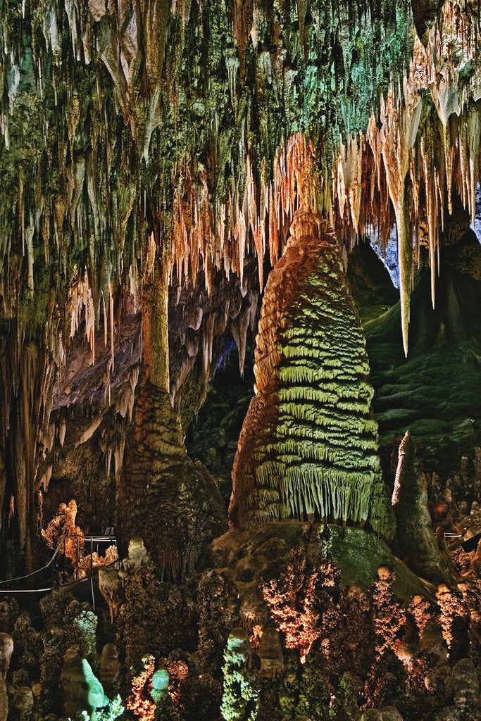 Detail of Temple of the Sun Formation at Carlsbad Caverns by Anonymous