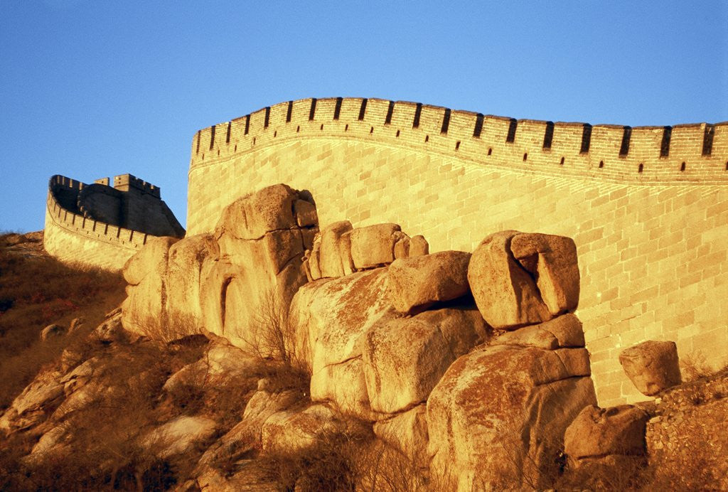 Detail of Great Wall by Corbis