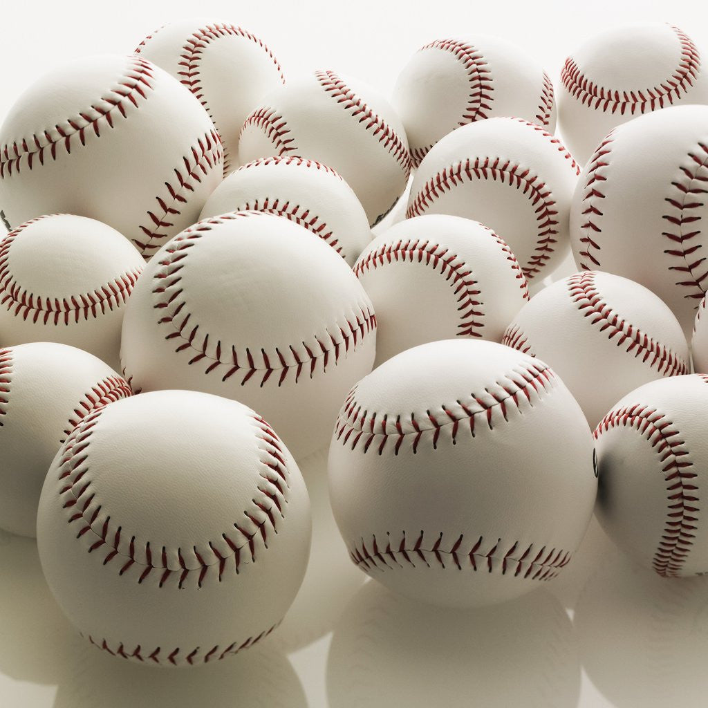 Detail of Baseballs by Corbis