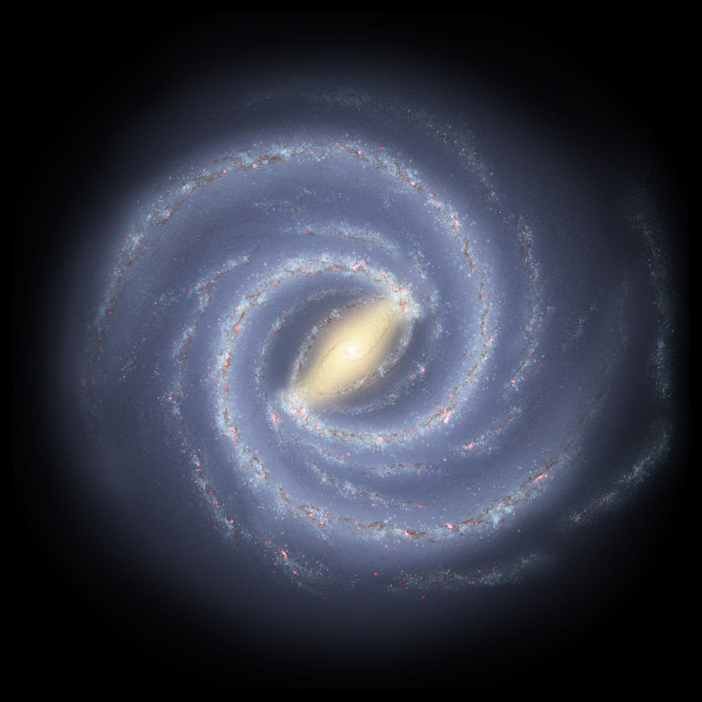 Detail of Artist's Conception of the Milky Way by Anonymous