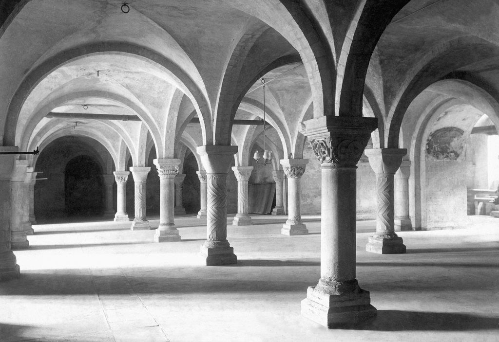 Detail of Canterbury, the Cathedral, the Crypt 1898 by Anonymous