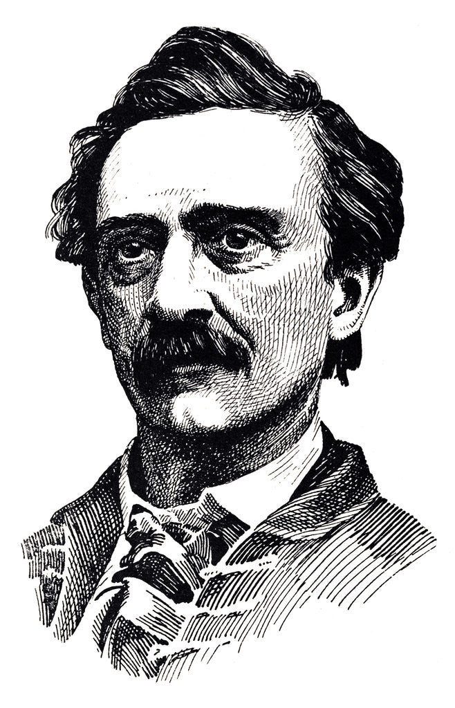 Detail of Czech Writer Karel Sabina by Anonymous