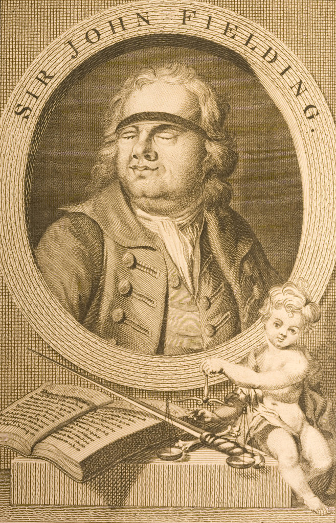 Detail of Portrait of Sir John Fielding by Corbis