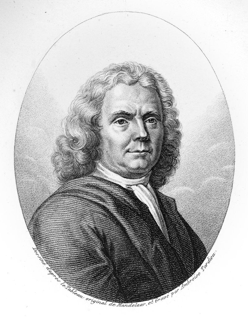 Detail of Portrait of Herman Boerhaave by Anonymous