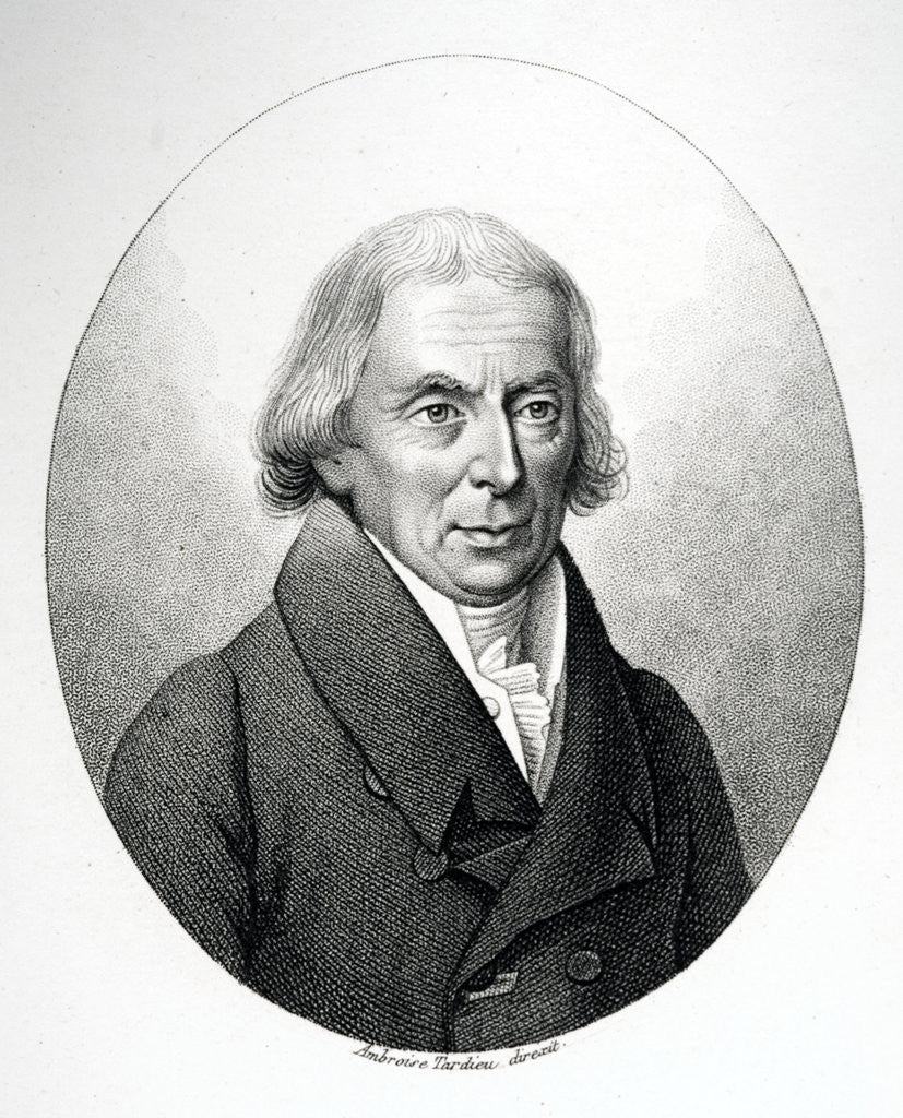 Detail of Portrait of Rene Louiche Desfontaines by Anonymous