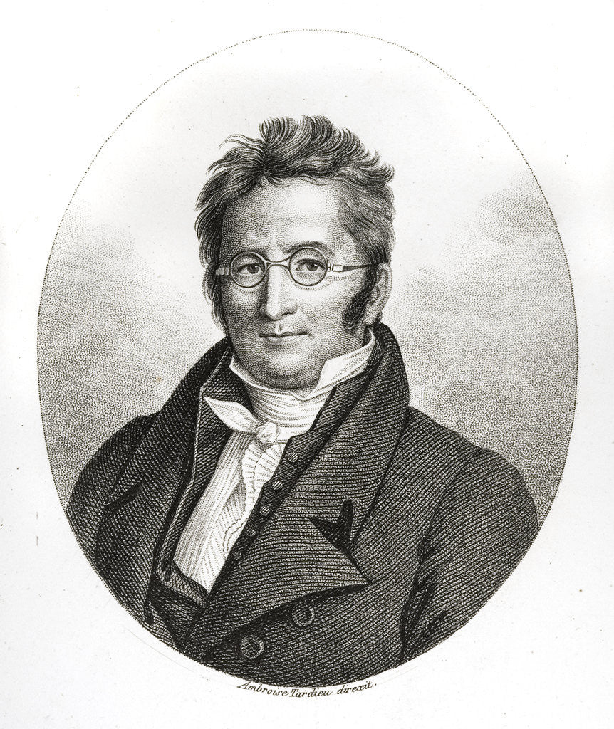 Detail of Portrait of Augustin Pyramus de Candolle by Anonymous