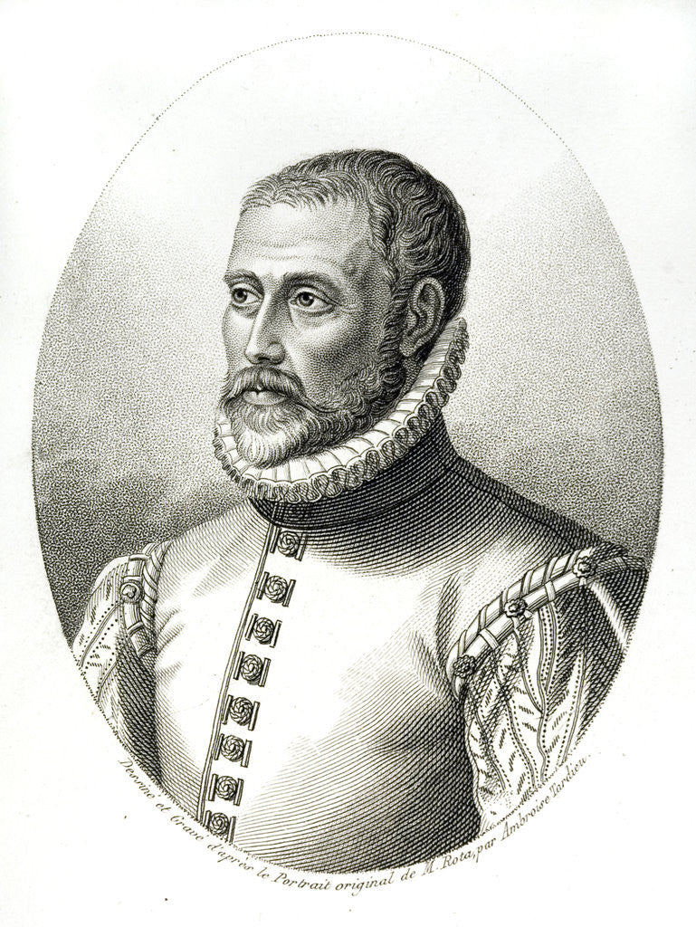 Detail of Portrait of Charles de l'Ecluse by Anonymous