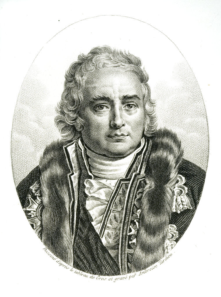 Detail of Portrait of Jean-Antoine Claude, Comte Chaptal de Chanteloup by Anonymous