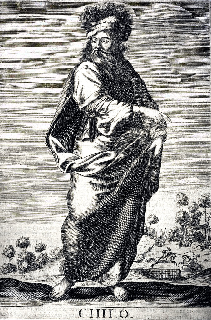 Detail of Portrait of Chilon of Sparta by Anonymous