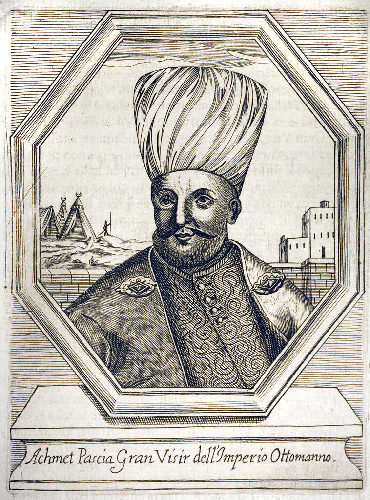 Detail of Portrait of Humbaraci Ahmet Pasa by Anonymous