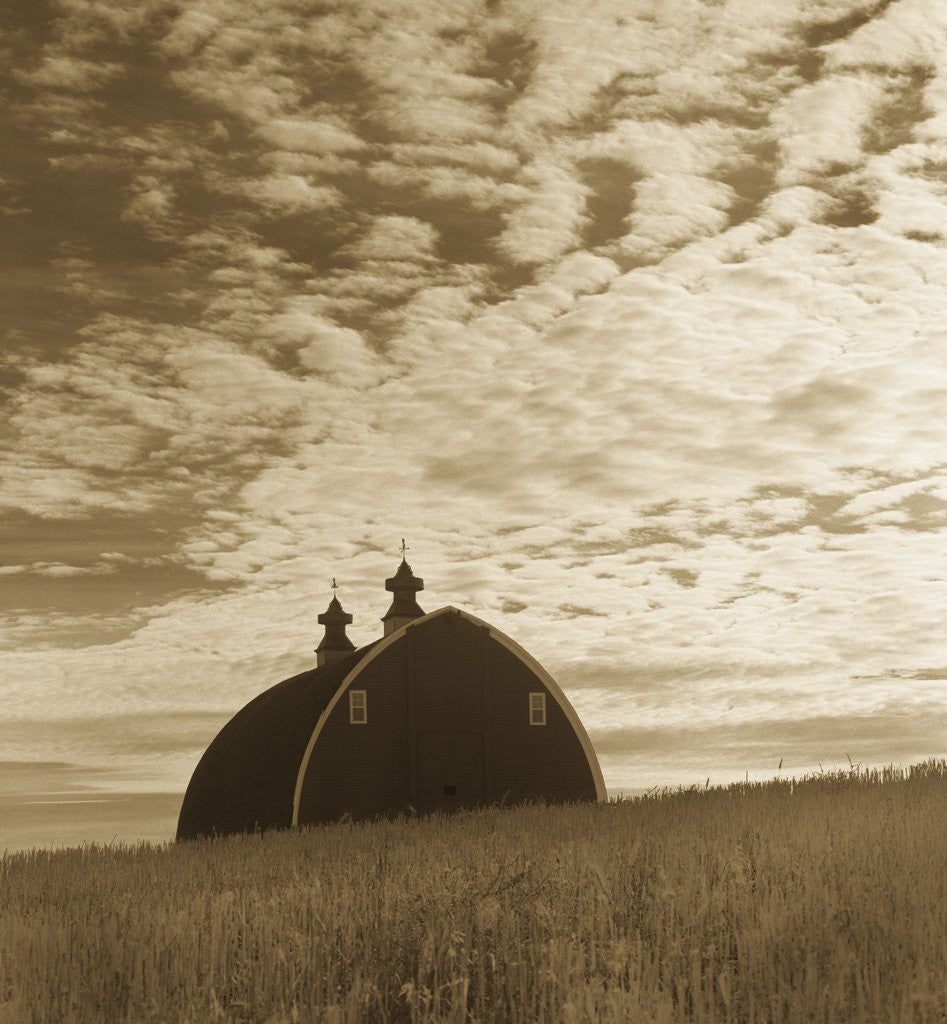 Detail of Elegant Old Wooden Barn by Tom Marks