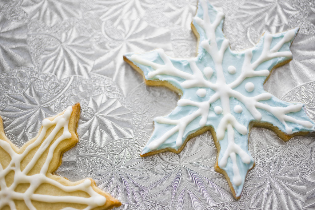 Detail of Snowflake Cookies by Anonymous